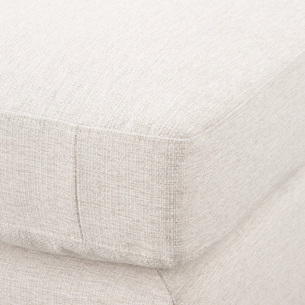 Mercana Halston Small Ottoman - Stylish Comfort with Performance Fabric for Modern Living Spaces, Easy Care Oatmeal | Corner 70484