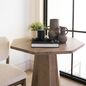 Mercana Armani Sculptural Ceramic Vase with Unique Double-Ear Design for Rustic and Modern Décor Styles Gray Brown | Large Double Ears 70077