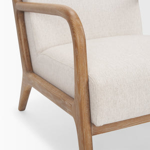Mercana Cashel Accent Chair - Modern Elegance with Durable Mango Wood Frame and Luxe Performance Upholstery 70415