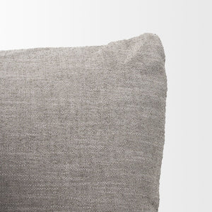 Mercana Halston Small Ottoman - Luxurious Performance Fabric Footrest for Stylish Living Room Comfort Light Gray | Corner 70485