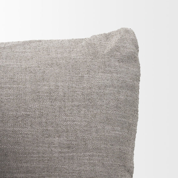 Mercana Halston Small Ottoman - Luxurious Performance Fabric Footrest for Stylish Living Room Comfort Light Gray | Corner 70485