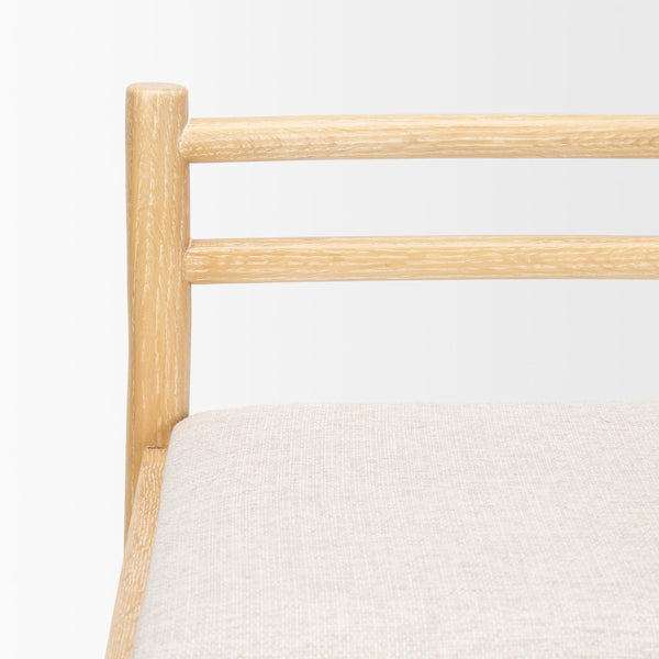 Mercana Sam Counter Stool for Kitchen or Bar, Elegant Upholstered Seat, Solid Wood Frame for Comfort 70592