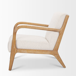 Mercana Cashel Accent Chair - Modern Elegance with Durable Mango Wood Frame and Luxe Performance Upholstery 70415