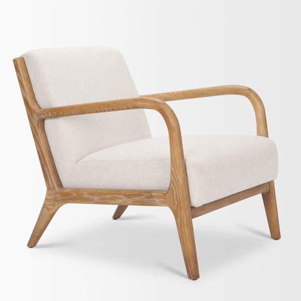 Mercana Cashel Accent Chair - Modern Elegance with Durable Mango Wood Frame and Luxe Performance Upholstery 70415