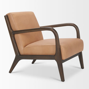 Mercana Cashel Accent Chair - Stylish Modern Desert Design with Natural Wood Frame for Cozy Living Spaces 70416