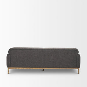 Mercana Hale Sofa – Sophisticated Low-Profile Design with Medium Brown Wood Frame and Luxe Twill Upholstery 70418