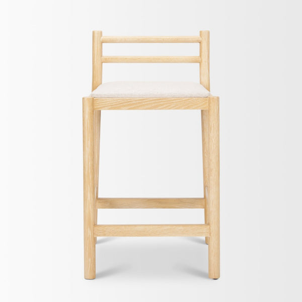 Mercana Sam Counter Stool for Kitchen or Bar, Elegant Upholstered Seat, Solid Wood Frame for Comfort 70592