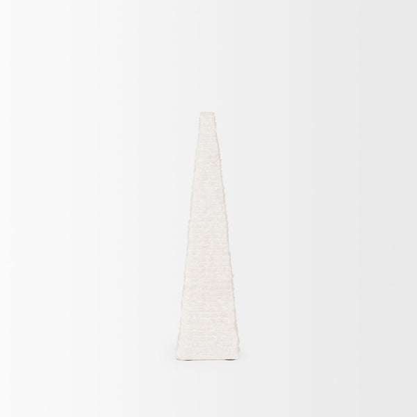 Mercana Pyramis Handcrafted Marble Obelisk Sculpture - Timeless Elegance for Home or Office Decor Accent 70501