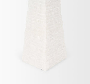 Mercana Pyramis Handcrafted Marble Obelisk Sculpture - Timeless Elegance for Home or Office Decor Accent 70501