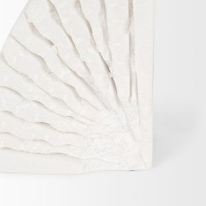 Mercana Stept Elegant Marble Bookends with Unique Sunburst Design for Stylish Home and Office Decor 70503