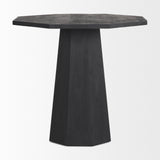 Mercana Maxine Hexagonal Dark Wood Foyer Table 70165-AB