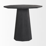 Mercana Maxine Hexagonal Dark Wood Foyer Table 70165-AB