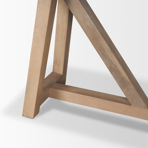 Mercana Rialto Two-Toned Console Table with Angular Legs - Modern, Versatile Design for Entryways & Living Spaces 70556