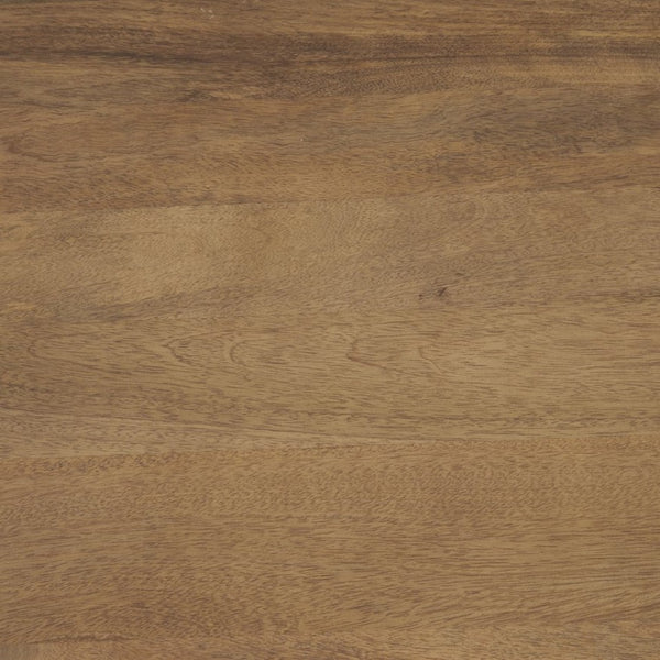 Mercana Arreto Hexagonal Solid Mango Wood Coffee Table with Hidden Storage and Modern Sculptural Design 70566