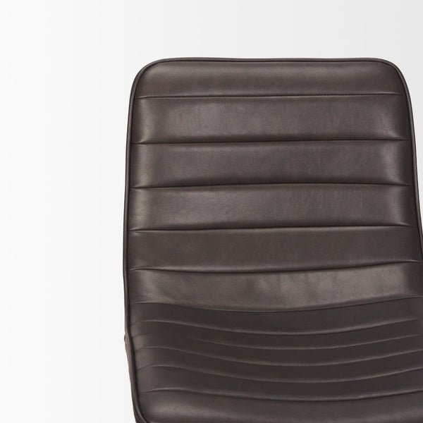 Mercana Meritt 37"H Counter Stool with High-Back Support for Stylish Kitchen, Bar, or Dining Areas 67607