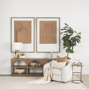 Mercana Edwards 26" Modern Table Lamp with Unique Geometric Base for Stylish Home and Office Decor 68966