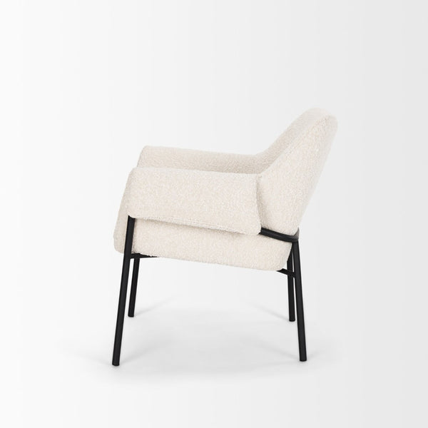 Mercana Brently Accent Chair - Modern Minimalist Design with Comfortable Upholstery and Durable Metal Frame 70259