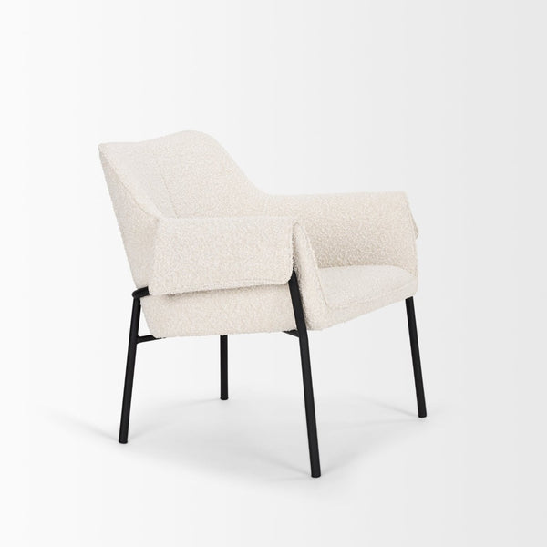 Mercana Brently Accent Chair - Modern Minimalist Design with Comfortable Upholstery and Durable Metal Frame 70259