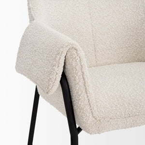 Mercana Brently Accent Chair - Modern Minimalist Design with Comfortable Upholstery and Durable Metal Frame 70259