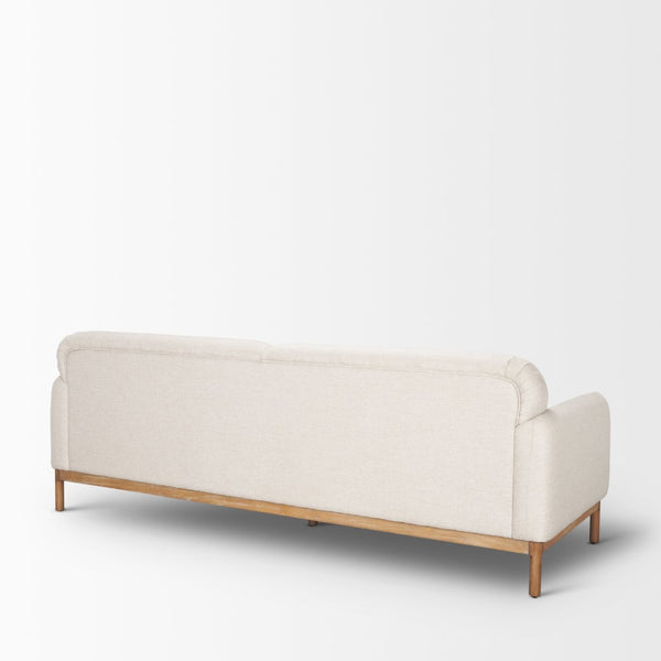 Mercana Hale Sofa - Casual Sophistication with Medium Brown Wood Frame and Luxe Performance Fabric Design 70419