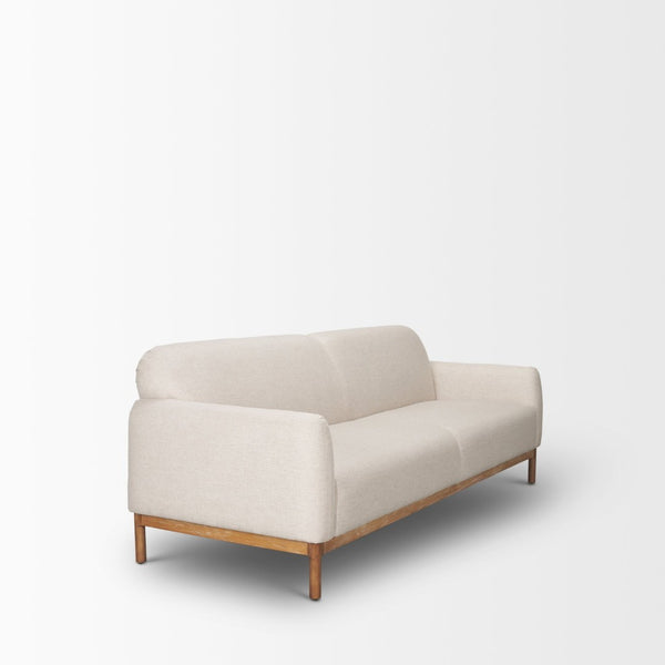 Mercana Hale Sofa - Casual Sophistication with Medium Brown Wood Frame and Luxe Performance Fabric Design 70419