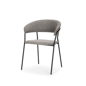 Mercana Carolyn Dining Chair – Modern Comfort with Curved Backrest for Stylish Dining Spaces and Gatherings 70465