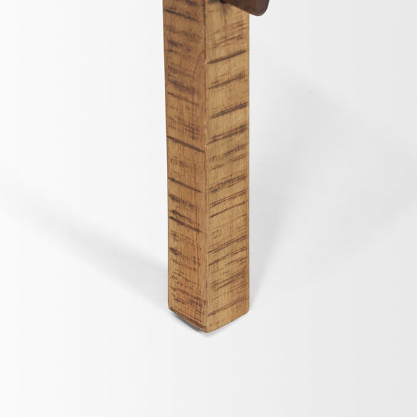 Mercana Rosie Rustic Wood End Table - Sturdy Craftsmanship for Living Spaces, Perfect for Decor & Drinks 70494