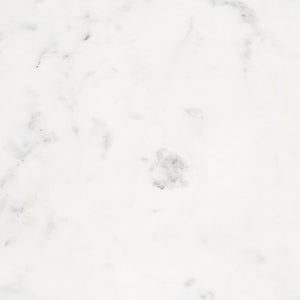 Mercana Rumer Elegant Round Side Table with Unique Marble Top and Sleek Mango Wood Legs for Modern Decor 70562