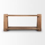 Mercana Eula Medium Brown Wood Console Table 70630