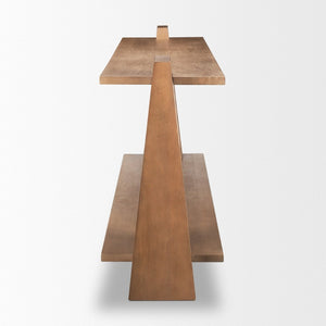 Mercana Eula Console Table - Solid Mango Wood Craftsmanship with Modern Design for Versatile Living Spaces 70630