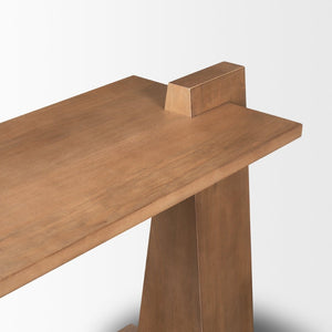 Mercana Eula Console Table - Solid Mango Wood Craftsmanship with Modern Design for Versatile Living Spaces 70630