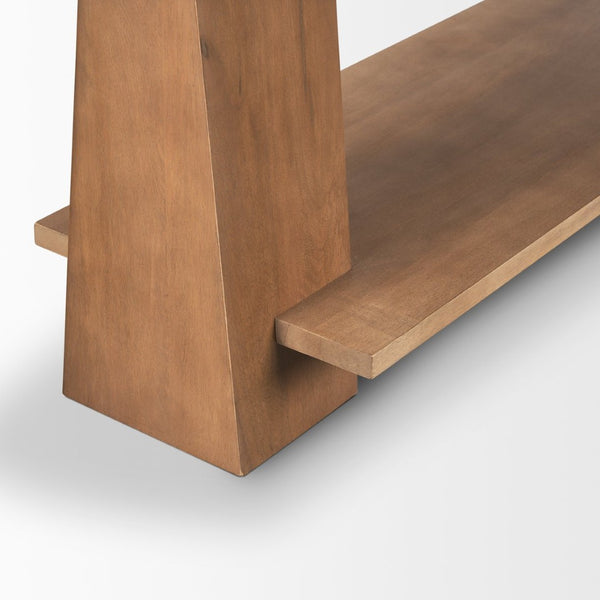 Mercana Eula Console Table - Solid Mango Wood Craftsmanship with Modern Design for Versatile Living Spaces 70630