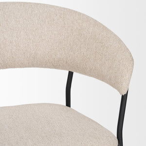 Mercana Carolyn Dining Chair - Modern Comfort with Industrial Style for Dining Rooms and Versatile Spaces 70247