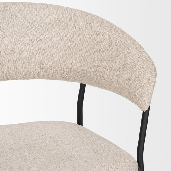 Mercana Carolyn Dining Chair - Modern Comfort with Industrial Style for Dining Rooms and Versatile Spaces 70247