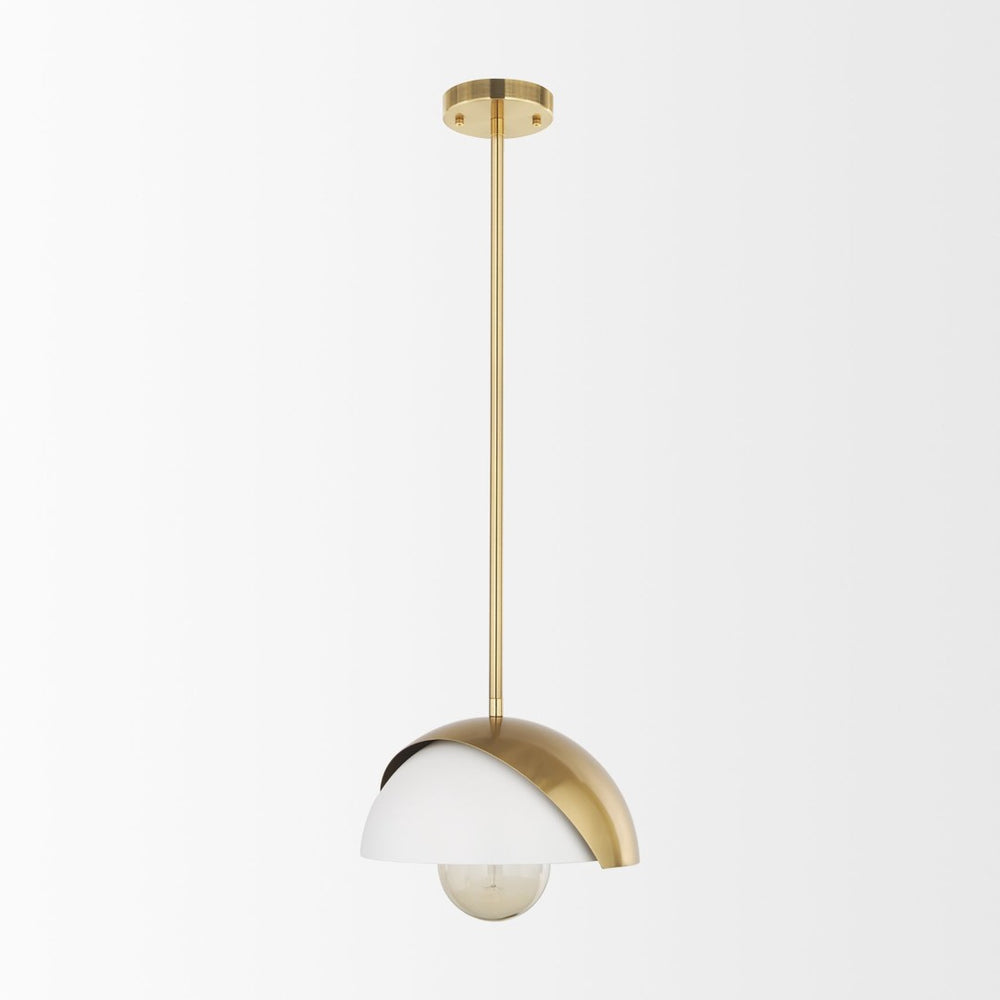 Mercana Cybill Modern Brushed Brass Wall Pendant Light – Sleek Design for Stylish Ambient Illumination 70467