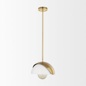 Mercana Cybill Modern Brushed Brass Wall Pendant Light – Sleek Design for Stylish Ambient Illumination 70467