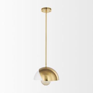 Mercana Cybill Modern Brushed Brass Wall Pendant Light – Sleek Design for Stylish Ambient Illumination 70467