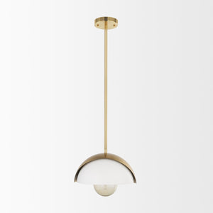 Mercana Cybill Modern Brushed Brass Wall Pendant Light – Sleek Design for Stylish Ambient Illumination 70467
