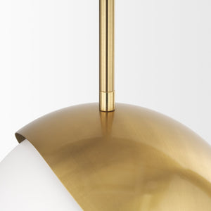 Mercana Cybill Modern Brushed Brass Wall Pendant Light – Sleek Design for Stylish Ambient Illumination 70467