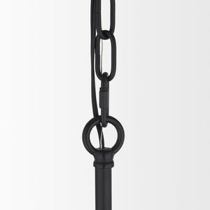 Mercana Barbara Chandelier: Mid-Century Modern Design with Frosted Glass Globes for Stunning Illumination Matte Black | 18 Light 70458