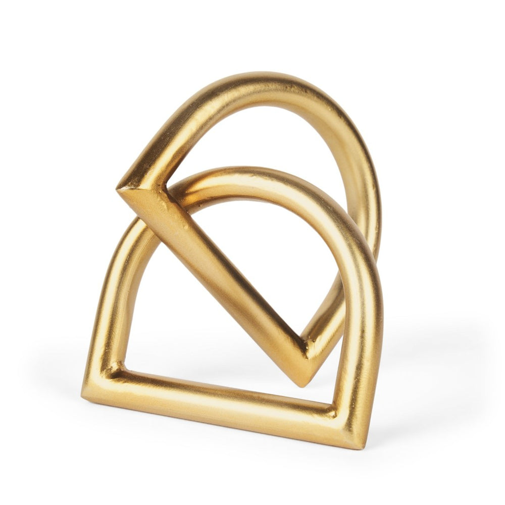 Mercana Locke Elegant Matte Metal Decorative Object – Sculptural Accent for Modern Home Décor & Styling 70528