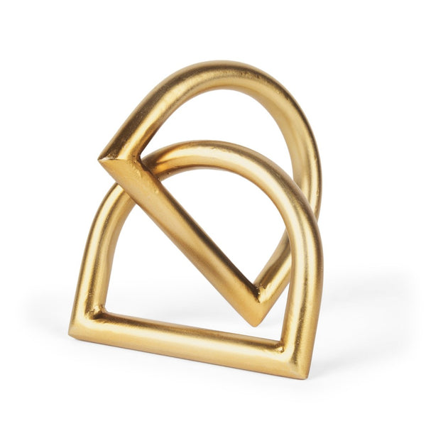 Mercana Locke Elegant Matte Metal Decorative Object – Sculptural Accent for Modern Home Décor & Styling 70528