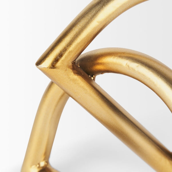 Mercana Locke Elegant Matte Metal Decorative Object – Sculptural Accent for Modern Home Décor & Styling 70528