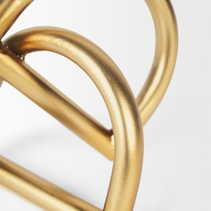 Mercana Locke Elegant Matte Metal Decorative Object – Sculptural Accent for Modern Home Décor & Styling 70528