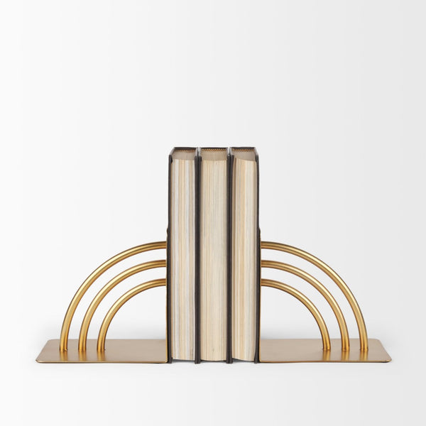 Mercana Hope Sculptural Bookends with Rainbow Arches – Elegant Decorative Accents for Home & Office Decor 70525