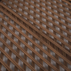 Mercana Thala Medium Round Wicker Tray Set of 2 - Stylish, Versatile Home Decor for Organization & Serving 70541