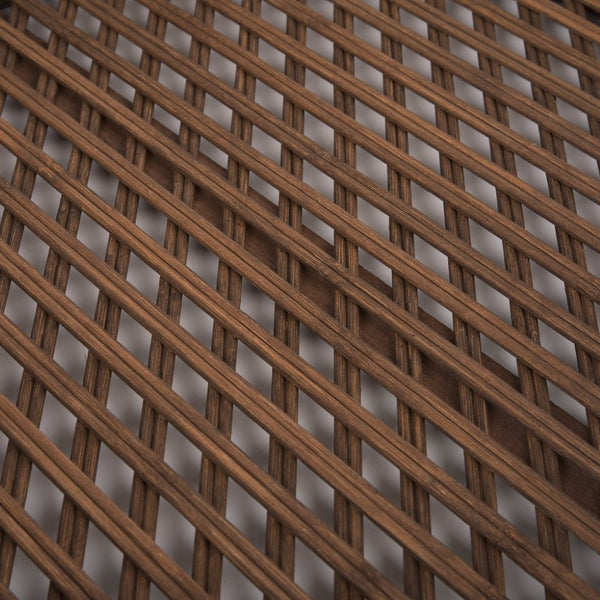 Mercana Thala Medium Round Wicker Tray Set of 2 - Stylish, Versatile Home Decor for Organization & Serving 70541