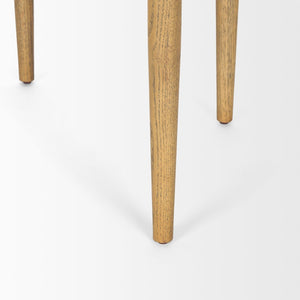 Mercana Arden Dining Chair - Elegant Wood Frame with Cream Twill Upholstery for Modern Dining Spaces 70422