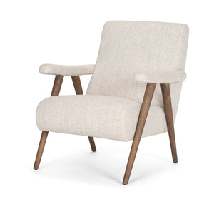 Mercana Nico Accent Chair - Modern Upholstered Design with Tapered Wood Legs for Stylish Living Spaces 70408
