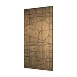 Roho Painted Gold Metal Wall Art 70596 Mercana